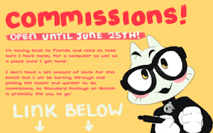 Commissions open until June 25th! by bobbibum