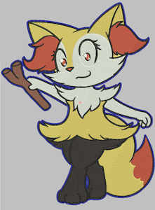 [G] Braixen~ by PlaneshifterLair