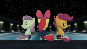 CMC: Pony Poolside Patooties by Spiderbone