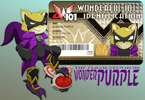 The Flash Step Hero! Wonder-Purple! by VolsarTheAbra