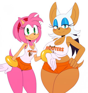 Sonic x Hooters by sssonic2