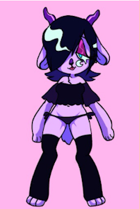 goth goat girl? by fluffurry