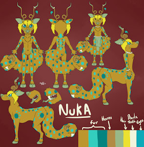 Nuka Reference Sheet 2017 by CrystalWolfDarkness