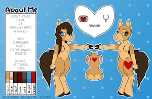 Lovely Hooves Reference Sheet 2018 by mladyredhooves