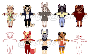 Cheap wip chibi adopts by itslage