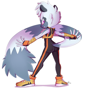 Tangle the Lemur by BlueChika