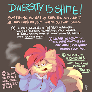 Diversity Sucks by RoareyRaccoon