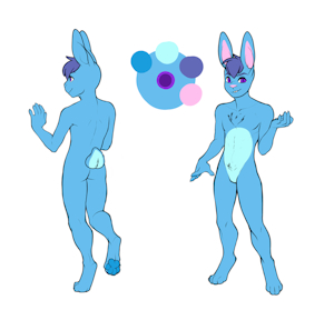 Easter bunny ref by Topazroo