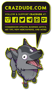 HERRO! Craz-wolf with info by Crazdude