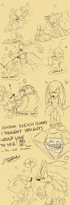 Random sketch dump - yaoi by therealshadow