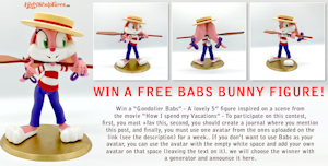 Win a FREE Babs Bunny Figure! by bbmbbf