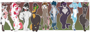 *ADOPTABLES*_Casino critters by Fuf