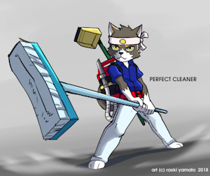 shiba boy perfect cleaner by RaxkiYamato