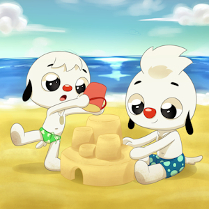 Playkids summer, Making sandcastles by Polygon5