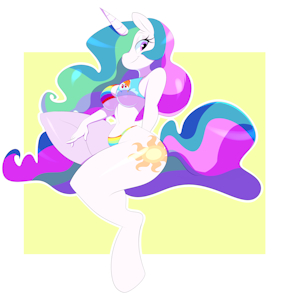 Princess Celestia Commission by NoriNoir