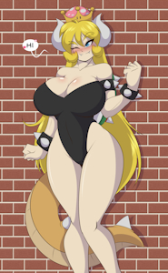Bowsette on the Scene by MasterGodai
