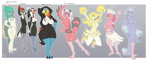 *ADOPTABLES*_Pokebirbs 6/6 by Fuf