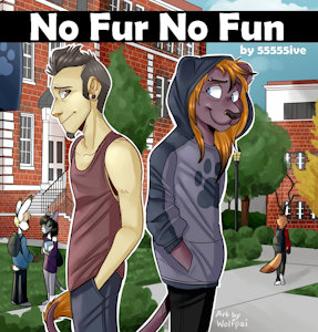 No Fur No Fun  (book cover) by 55555ive