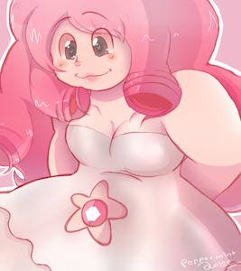 Rose Quartz/Pink Diamond by xFluffyFluffx