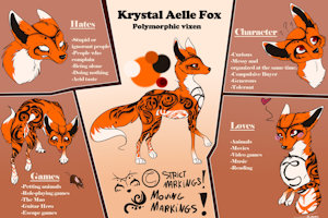 Krystal-Aelle-Fox RefSheet by BouleDeLaine by KrystalFox