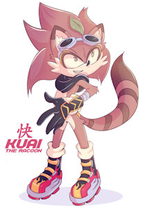 Kuai the racoon! by Dokitanuki