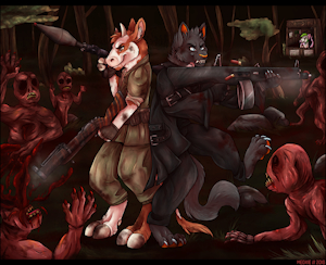 .: Zombies !! [COM] by Meoxie