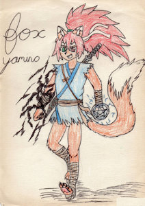 Fox Yamino. by DaemonGodFox