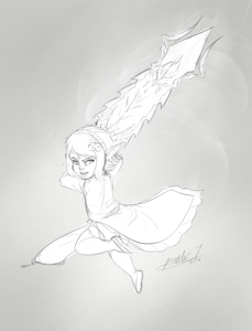 Warmup Sketches: Lalafell by Poulet7