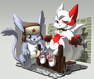Commission - Zangoose tickling by LKIWS