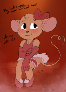 Olivia - Flirty mouse by VioletEchoes