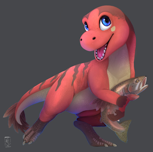 Moco The Dinosaur by DeviantSoulmates