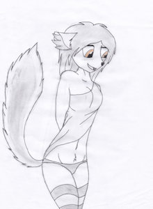 Quick Fox Sketch by Markovnikov