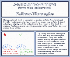 Tutorial: Animation Tips 4- Follow-Throughs by TheOtherHalf