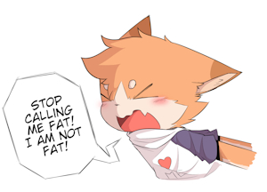 Not Fat! by KimaCats
