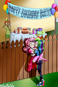 Best party ever (for Dash) by AnibarutheCat