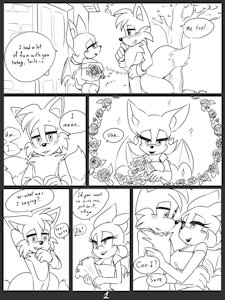 The first kiss comic by KrazyELF