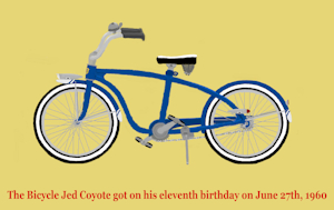 Jed Coyote's Bicycle by moyomongoose