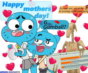 What a good boy, Gumball! by BunnyInquisitor