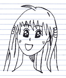 My first Anime Drawing by rakosi2