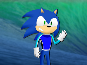Sonic's Surfing Suit by sonichackintosh