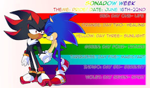 Sonadow Week by DracheFurry