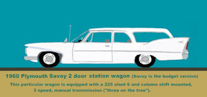 1960 Plymouth Savoy 2 Door Station Wagon by moyomongoose