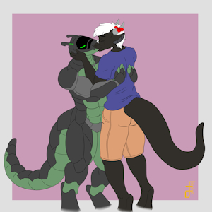 COM-Drake and Liat (DrakeRyuujin) by adagadeprata