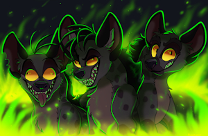 The Hyenas by PlagueDogs123