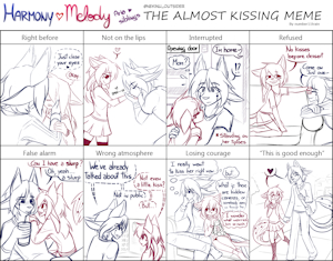 Almost Kissing Meme [Aria Siblings version] by JustAnOutsider