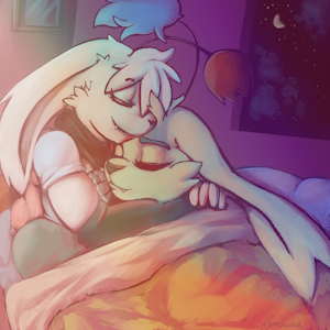 cuddles at home by RamDoctor