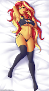 Sunset Shimmer Collab by TwistedScarlett60