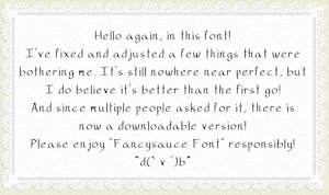 Facysauce Font by Saucy