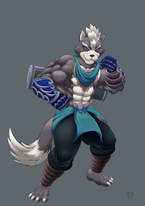 Wolf O'Donnell of The Great Warrior Wall by Duphasdan