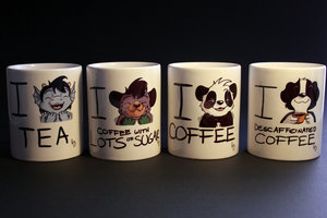 we love coffee (and tea) by pandapaco